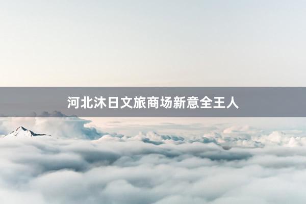 河北沐日文旅商场新意全王人